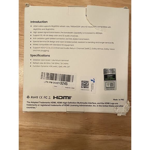 Highwings Ultra High Speed HDMI Cable 8k - Picture 7 of 7